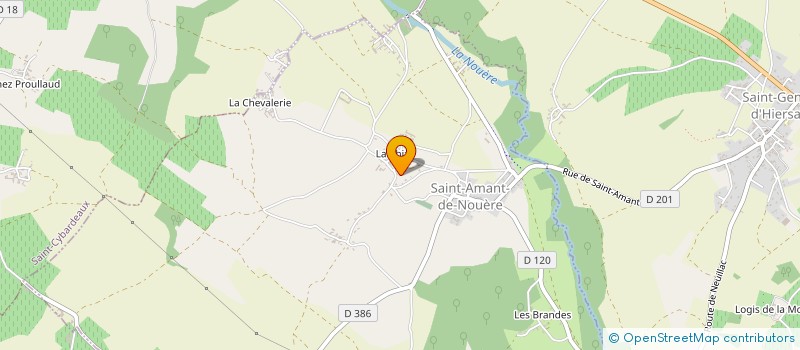 localisation de l'entreprise MONSIEUR PIERRE MAILLOCHAUD à SAINT-AMANT-DE-NOUERE