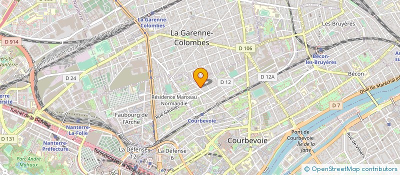 localisation de l'entreprise MONSIEUR PIERRE MAILLOT à COURBEVOIE