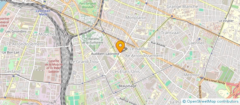 localisation de l'entreprise MONSIEUR PIERRE MAILLY  LYON