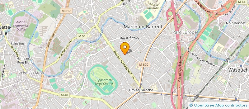localisation de l'entreprise MONSIEUR PIERRE MAINARDI à MARCQ-EN-BARŒUL