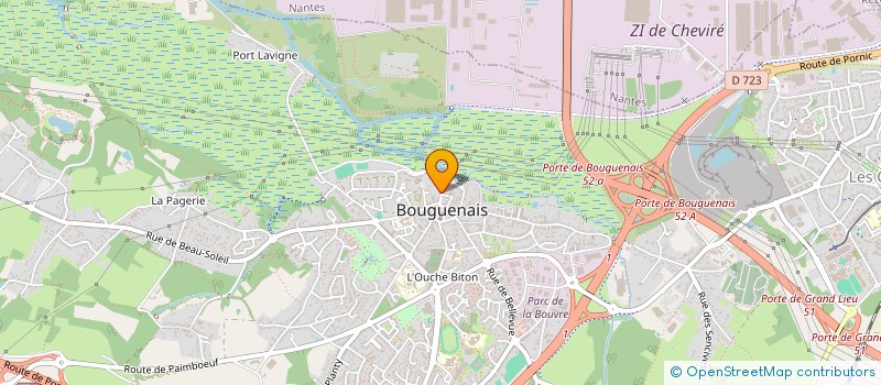 localisation de l'entreprise MONSIEUR PIERRE MAINGUET à BOUGUENAIS