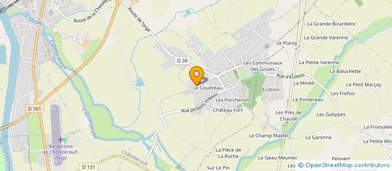 localisation de l'entreprise MONSIEUR PIERRE MAIRE  CHATELLERAULT