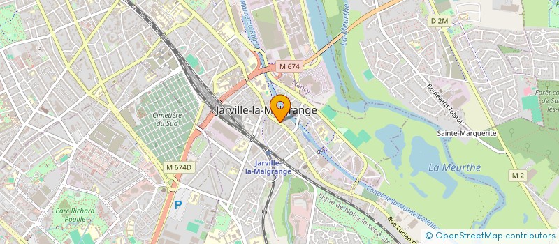 localisation de l'entreprise MONSIEUR PIERRE MALADRY  JARVILLE-LA-MALGRANGE