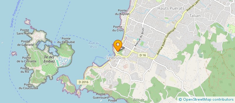 localisation de l'entreprise MONSIEUR PIERRE MALARET à SIX-FOURS-LES-PLAGES