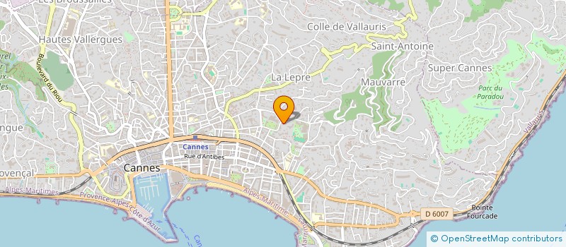 localisation de l'entreprise MONSIEUR PIERRE MALDINEY à CANNES