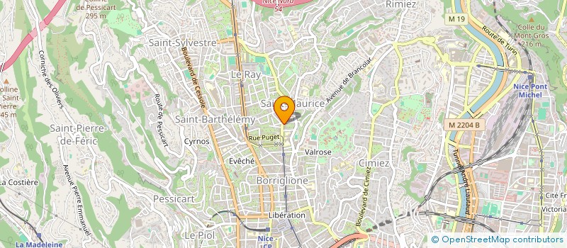 localisation de l'entreprise MONSIEUR PIERRE MALENGE à NICE