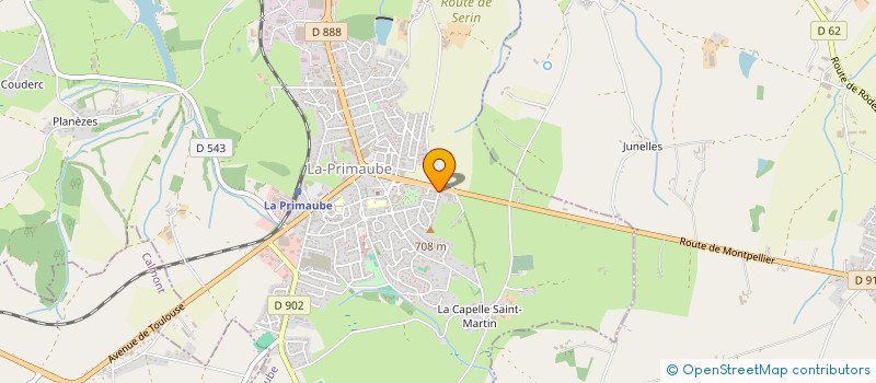 localisation de l'entreprise MONSIEUR PIERRE MALGOUYRES  LUC-LA-PRIMAUBE