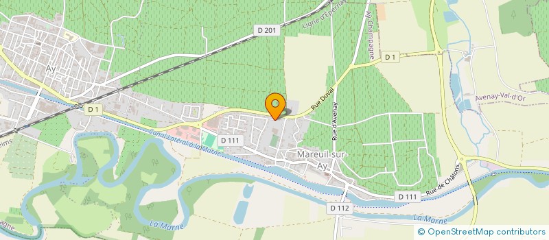 localisation de l'entreprise MONSIEUR PIERRE MALLOL  AY-CHAMPAGNE