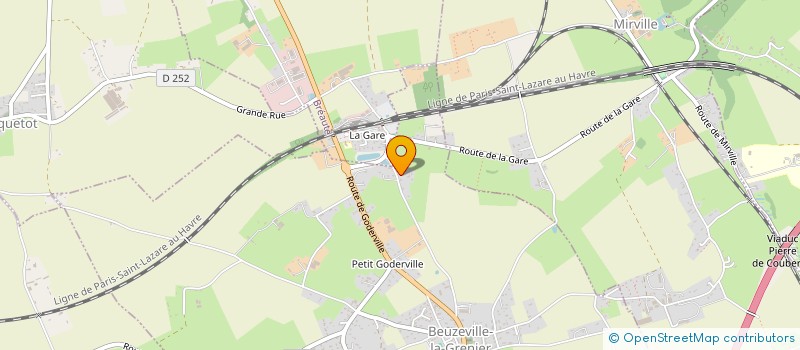 localisation de l'entreprise MONSIEUR PIERRE MALO  BEUZEVILLE-LA-GRENIER