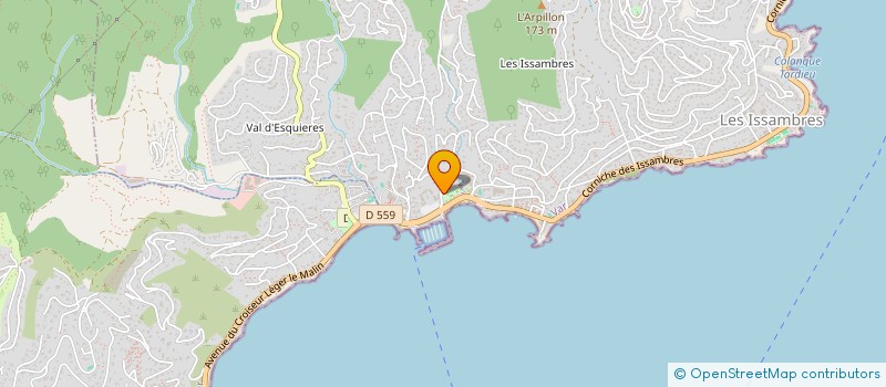 localisation de l'entreprise MONSIEUR PIERRE MALOINGNE  ROQUEBRUNE-SUR-ARGENS