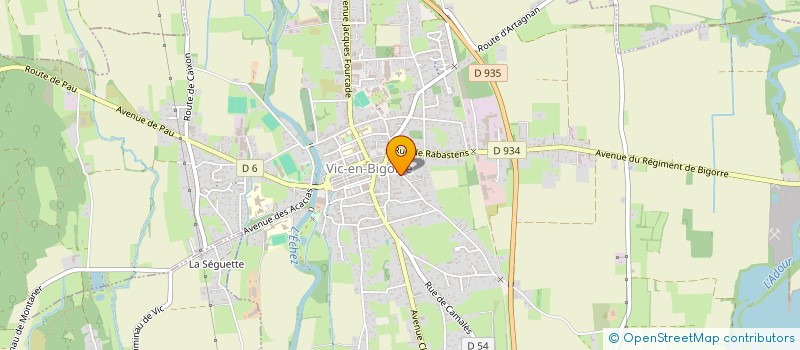 localisation de l'entreprise MONSIEUR PIERRE MALOTTE à VIC-EN-BIGORRE