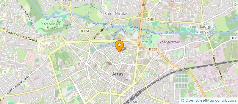 localisation de l'entreprise MONSIEUR PIERRE MANDET à ARRAS
