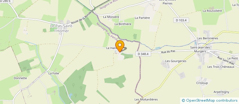 localisation de l'entreprise MONSIEUR PIERRE MANDONNET à LE PAS-SAINT-L'HOMER