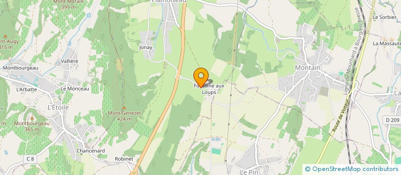 localisation de l'entreprise MONSIEUR PIERRE MANDRILLON  PLAINOISEAU