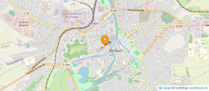 localisation de l'entreprise MONSIEUR PIERRE MANGIN à VERDUN