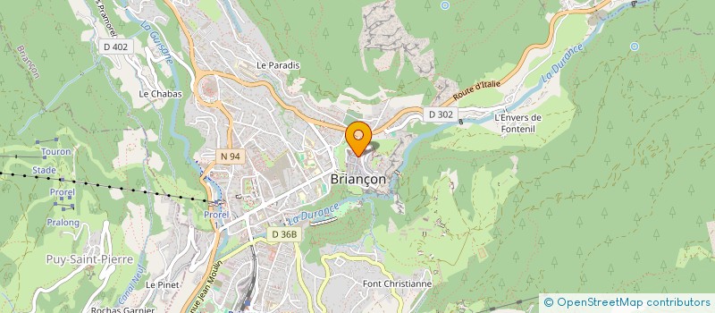 localisation de l'entreprise MONSIEUR PIERRE MANIN  BRIANCON