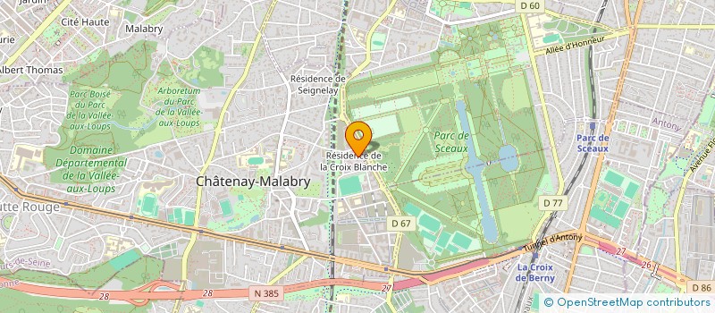 localisation de l'entreprise MONSIEUR PIERRE MANNECHEZ  CHATENAY-MALABRY