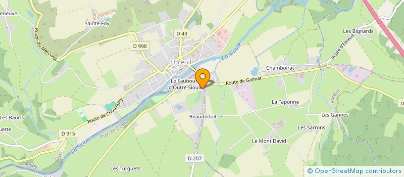 localisation de l'entreprise MONSIEUR PIERRE MANSIER à SAINT-QUINTIN-SUR-SIOULE