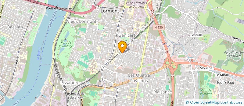 localisation de l'entreprise MONSIEUR PIERRE MANUEL  LORMONT