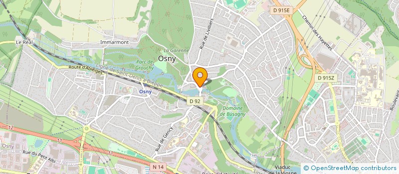 localisation de l'entreprise MONSIEUR PIERRE-MANUEL CUTILEIRO  OSNY