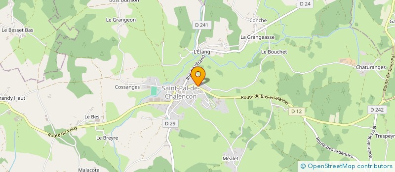 localisation de l'entreprise MONSIEUR PIERRE MARAN à SAINT-PAL-DE-CHALENCON