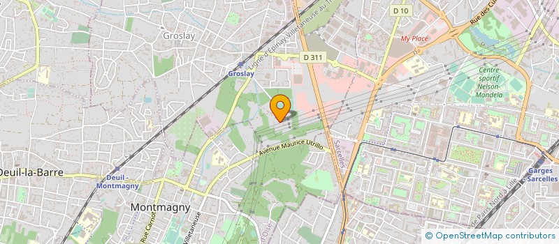 localisation de l'entreprise MONSIEUR PIERRE MARAUX  GROSLAY