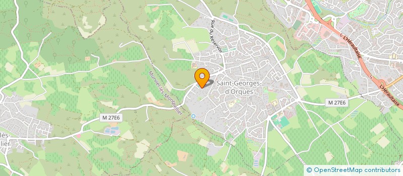 localisation de l'entreprise MONSIEUR PIERRE MARAVAL  SAINT GEORGES D'ORQUES