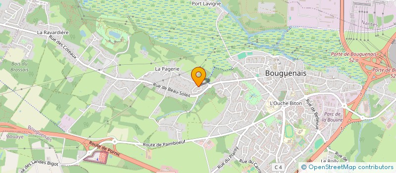 localisation de l'entreprise MONSIEUR PIERRE MARC  BOUGUENAIS