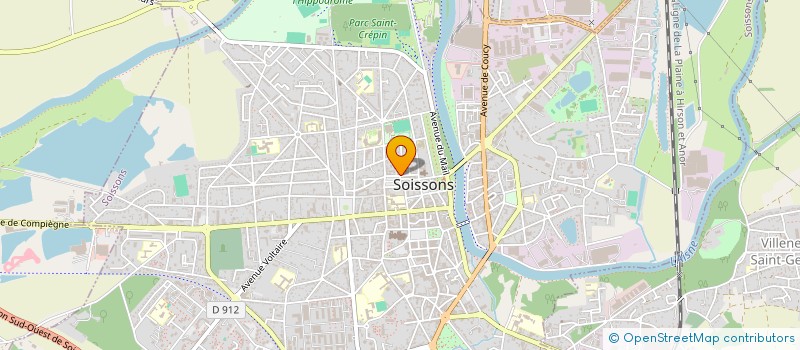 localisation de l'entreprise MONSIEUR PIERRE-MARC DURIEUX  COUCY-LE-CHATEAU-AUFFRIQUE