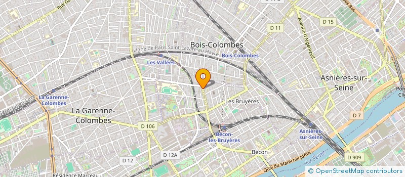 localisation de l'entreprise MONSIEUR PIERRE-MARC FOUCAULT à BOIS-COLOMBES