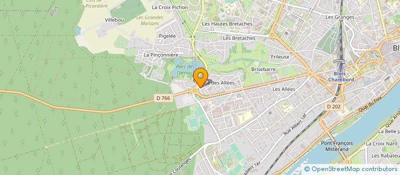 localisation de l'entreprise MONSIEUR PIERRE-MARC LALLEMAND à BLOIS
