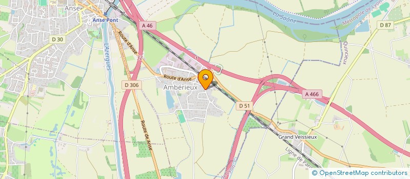 localisation de l'entreprise MONSIEUR PIERRE-MARC RUEZ  AMBERIEUX