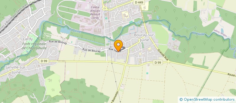 localisation de l'entreprise MONSIEUR PIERRE MARCHAIS  BOURAY-SUR-JUINE