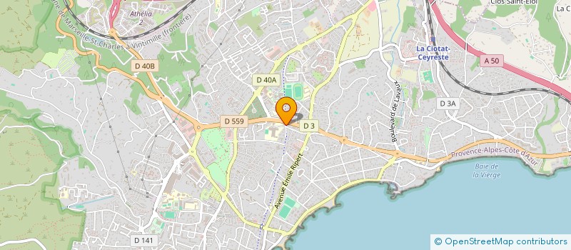 localisation de l'entreprise MONSIEUR PIERRE MARCHAL à LA CIOTAT
