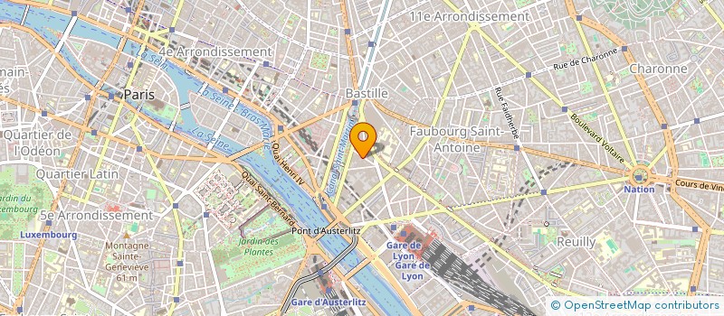 localisation de l'entreprise MONSIEUR PIERRE MARCHAND  PARIS