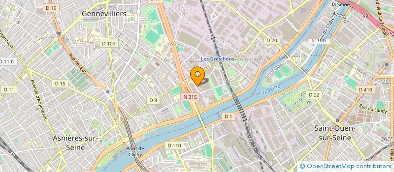 localisation de l'entreprise MONSIEUR PIERRE MARCHAND  ASNIERES-SUR-SEINE