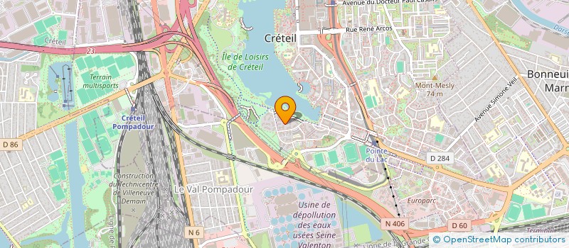 localisation de l'entreprise MONSIEUR PIERRE MARCHAND-LACOUR  CRETEIL