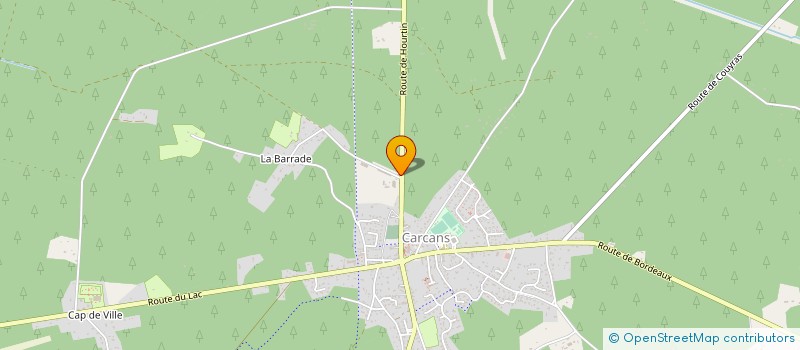 localisation de l'entreprise MONSIEUR PIERRE MARCHISET  CARCANS