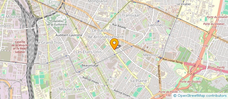 localisation de l'entreprise MONSIEUR PIERRE MARCO  LYON