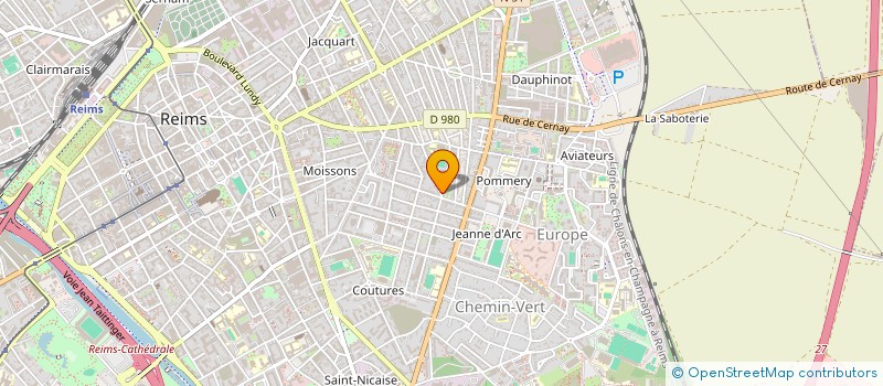 localisation de l'entreprise MONSIEUR PIERRE MARECHAL  REIMS