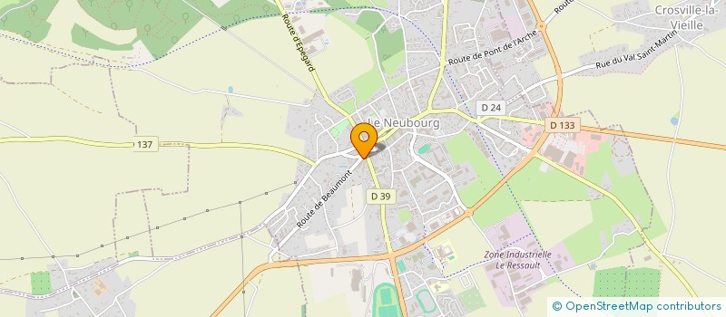 localisation de l'entreprise MONSIEUR PIERRE MARECHAL à LE NEUBOURG