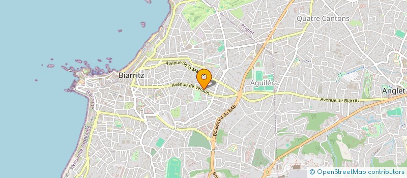 localisation de l'entreprise MONSIEUR PIERRE MARGAIL  BIARRITZ