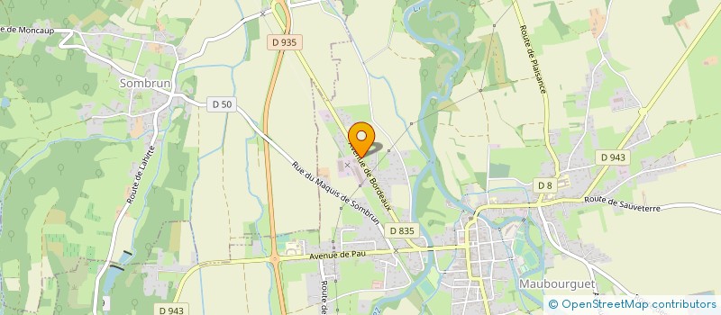 localisation de l'entreprise MONSIEUR PIERRE MARGAILLOU  MAUBOURGUET