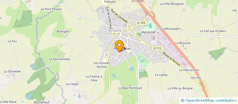 localisation de l'entreprise MONSIEUR PIERRE MARGUERIE  L'HERMITAGE