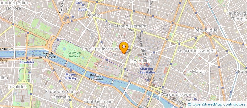 localisation de l'entreprise MONSIEUR PIERRE MARGUET  PARIS