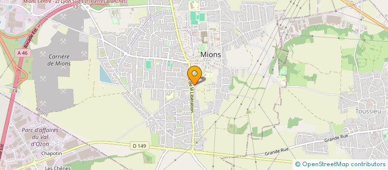 localisation de l'entreprise MONSIEUR PIERRE MARIA  MIONS