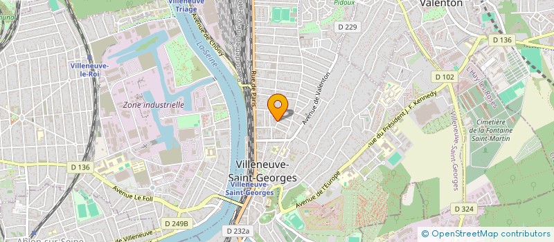 localisation de l'entreprise MONSIEUR PIERRE MARIAGE à VILLENEUVE-SAINT-GEORGES