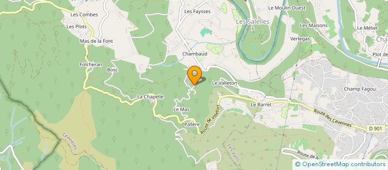 localisation de l'entreprise MONSIEUR PIERRE MARICOU à GRAVIERES