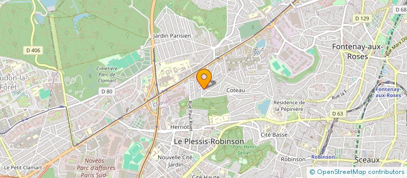 localisation de l'entreprise MONSIEUR PIERRE MARIE à LE PLESSIS-ROBINSON