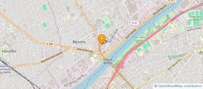 localisation de l'entreprise MONSIEUR PIERRE MARIE  BEZONS